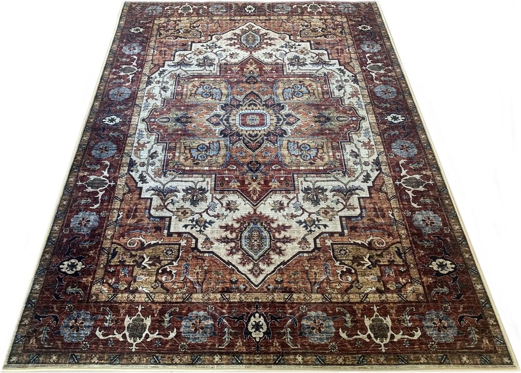 TA Koberec Y-294 FLANNEL PRINTED Hnedý Obdĺžnikový Rozmer: 200x250 cm