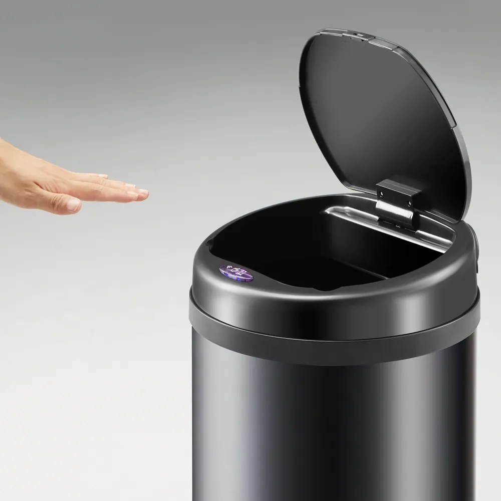 Monzana Bezdotykový odpadkový kôš - automatické otváranie - 56 l čierny
