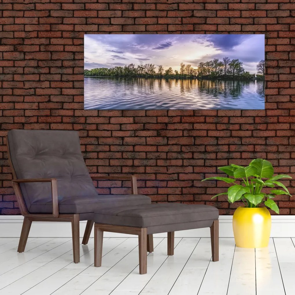 Obraz jazera (120x50 cm)