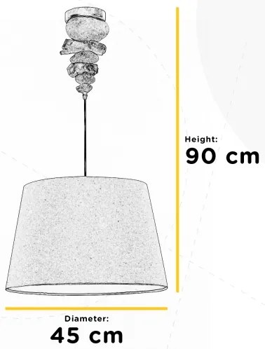 ONLI - Luster na lanku VERA 1xE27/22W/230V