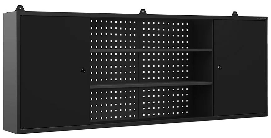 Závesná skrinka Leo čierna