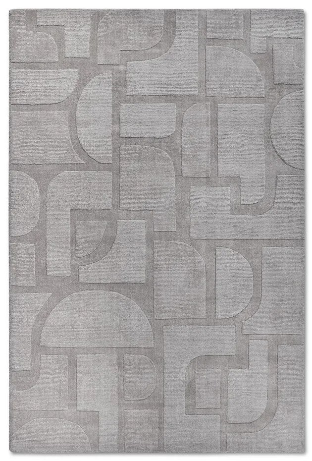 Sivý ručne tkaný vlnený koberec 80x150 cm Alexis – Villeroy&Boch