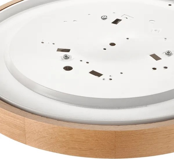 Brilagi-LED RGBW stmievateľné stropné svietidlo CARVALHO SLIM 3xE27/15W/230V Wi-Fi dub pr. 47