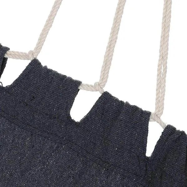 InternetovaZahrada Hojdacia sieť so strapcami 320x150 cm - šedá