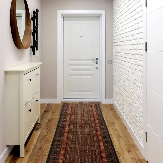 Behúň KASHQAI 4301/401 zelený / terakota