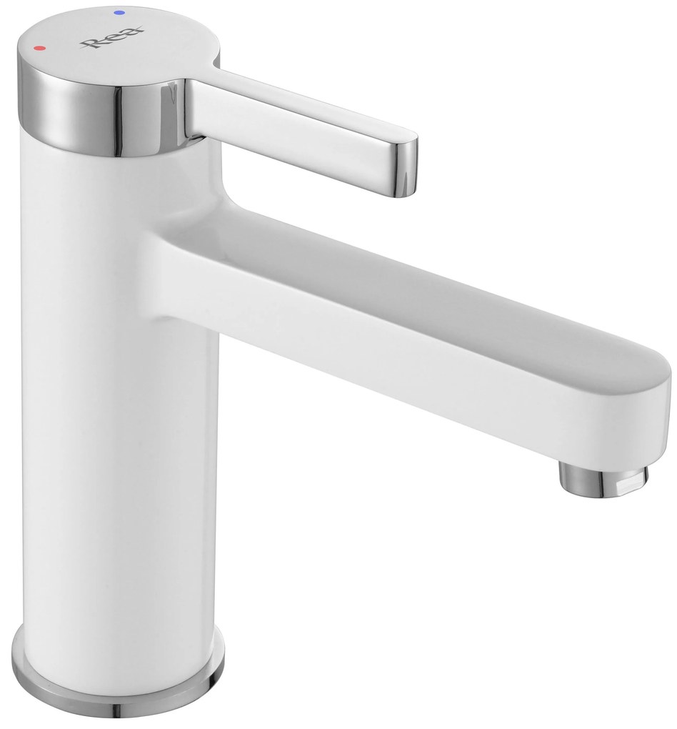 Rea Polo - umývadlová batéria, biela-chrómová, REA-B9941