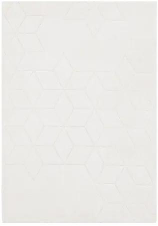 Koberce Breno Kusový koberec VEGAS UNI C1/WWW, biela,160 x 230 cm