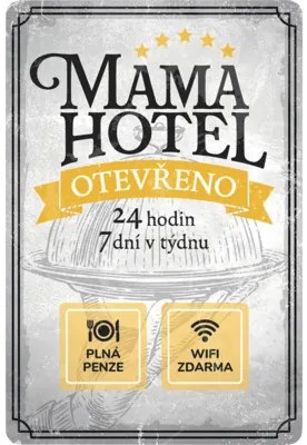 Ceduľa BU20057 20x30 cm Mama hotel