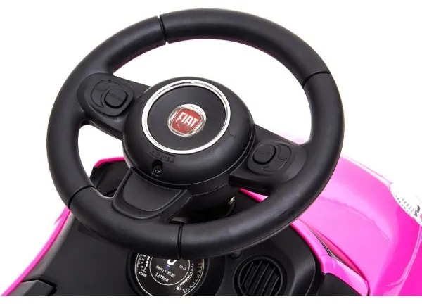 Odrážadlo Fiat 500 2xAA ružová