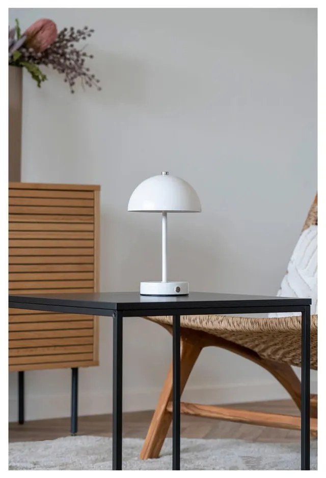 Biela LED stolová lampa (výška 25 cm) Holt – House Nordic