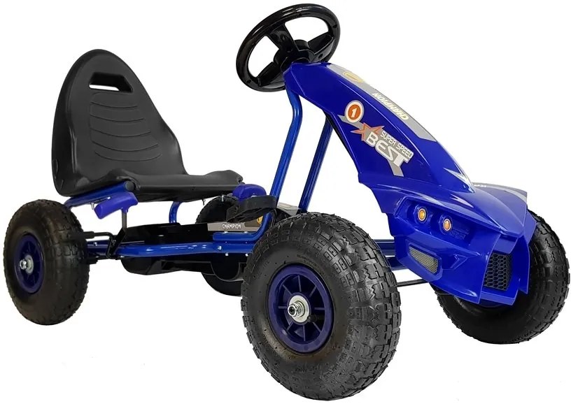 LEAN TOYS Šľapacia kára A-18 modrá - 2023