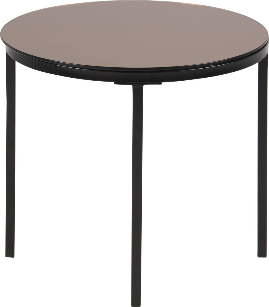 Bighome - Príručný stolík GINA 50 cm, bronzová