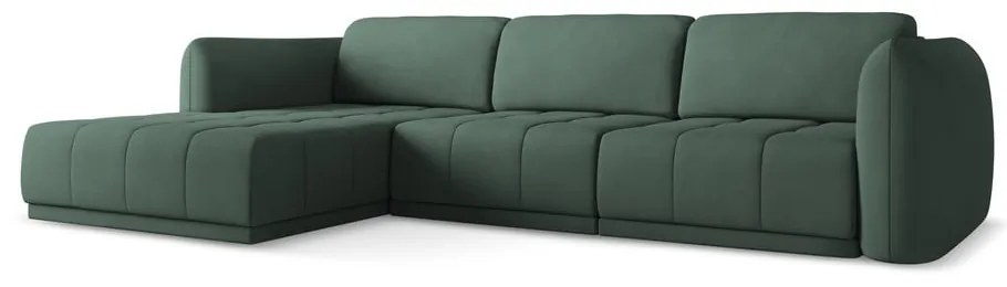 Zelená rohová pohovka (ľavý roh) Hoku – Makamii