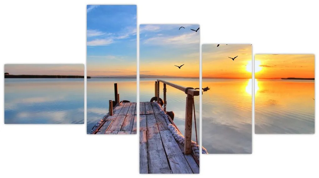 Moderný obraz - mólo