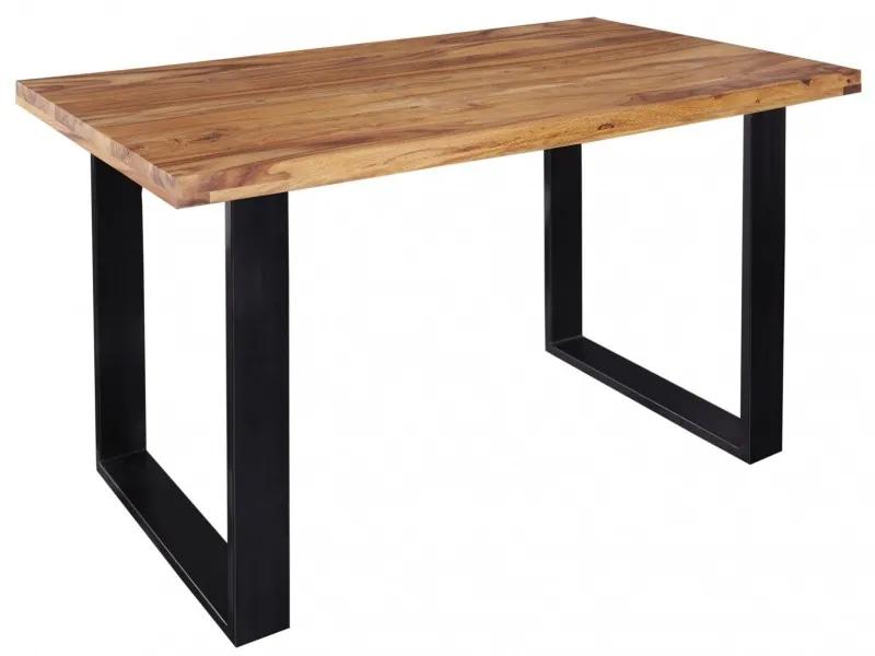 Hector Jedálenský stôl Iron Craft 120 cm hnedý