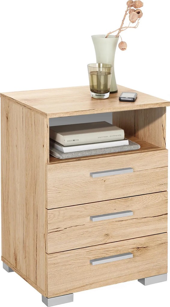 XXXLutz NOČNÝ STOLÍK, farba duba, 45/62/35 cm Carryhome - Spálňové sety - 002647005201