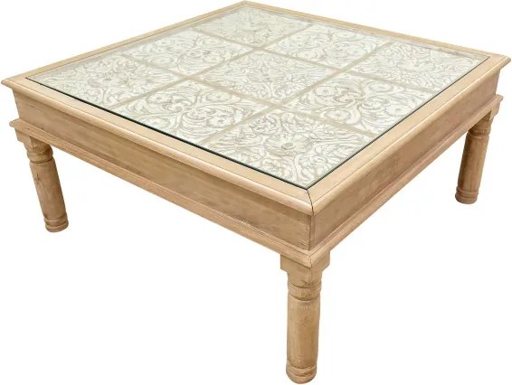 Konferenčný stolík Sita 90x45x90 indický masív mango
