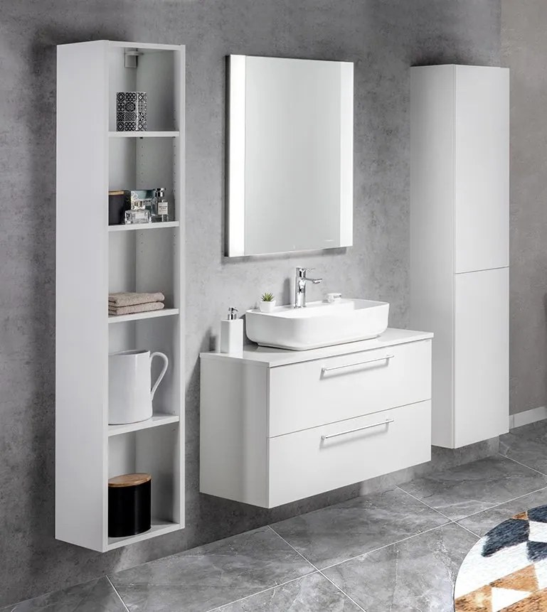 Sapho Sapho, ESPACE otvorená policová skrinka 30x172x32cm,biela (ESP160), ESC160-3030