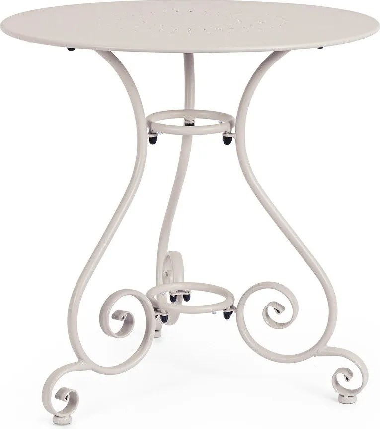Oceľový okrúhly záhradný stolík ø 70 cm Etienne – Bizzotto