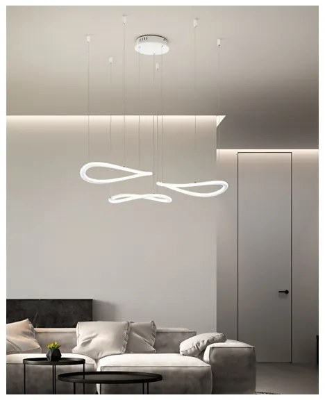 Fabas Luce 3711-47-102 - LED Luster na lanku TIRRENO LED/50W/230V