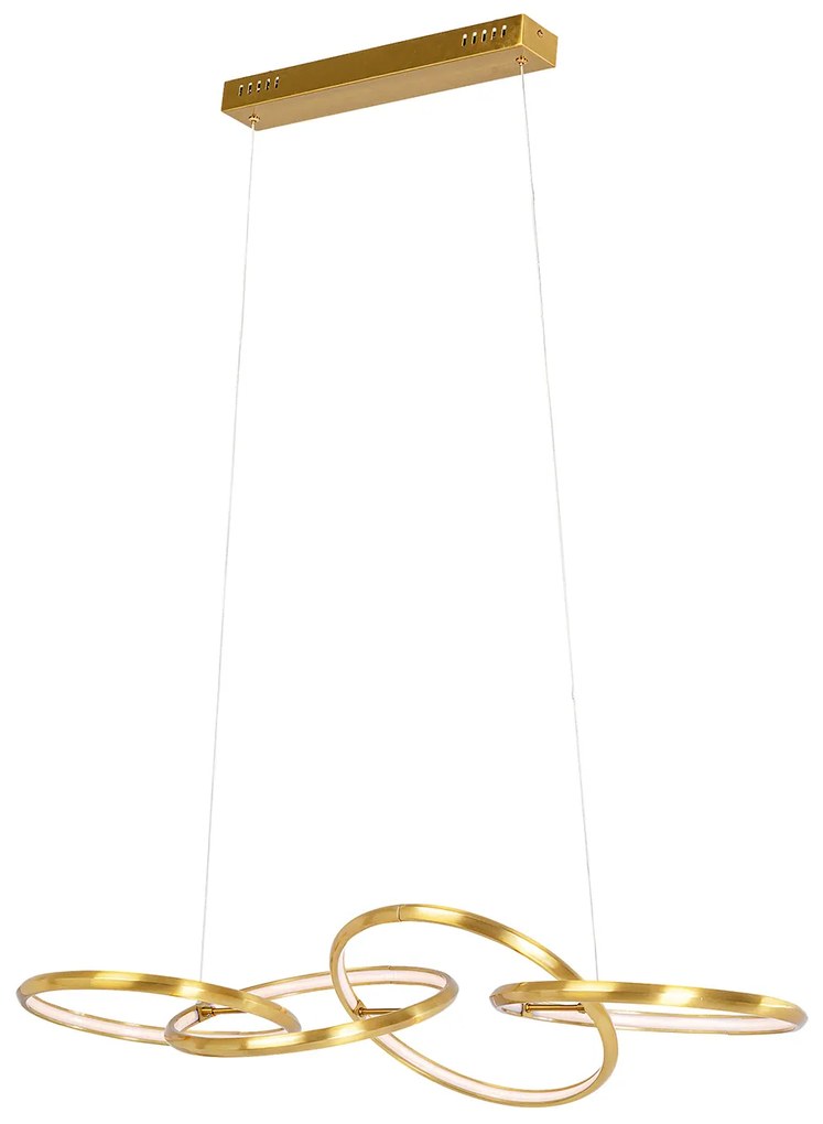 Galaxy LED visiaca lampa zlatá