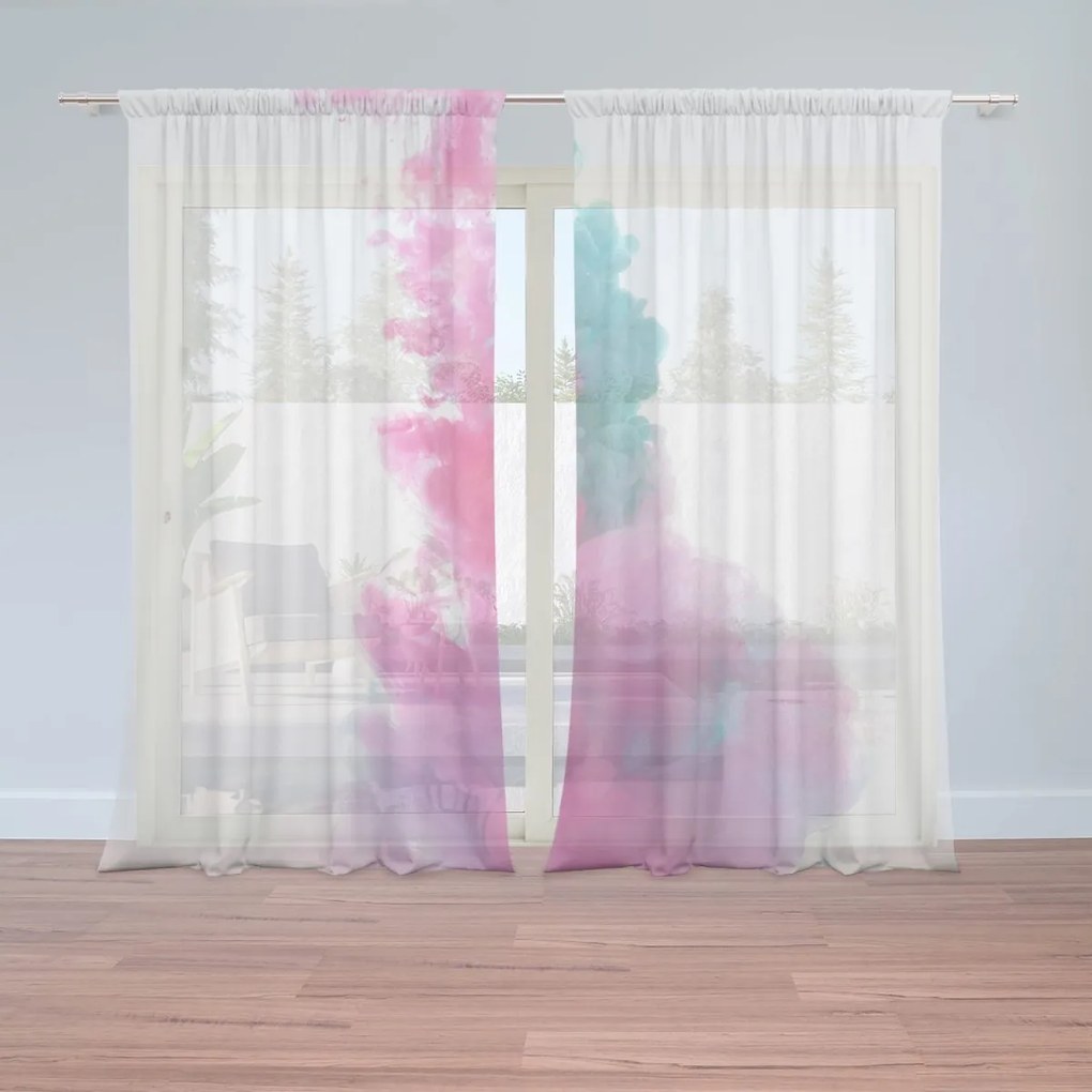 Sablio Záclony Farebný dym: 2ks 150x250cm