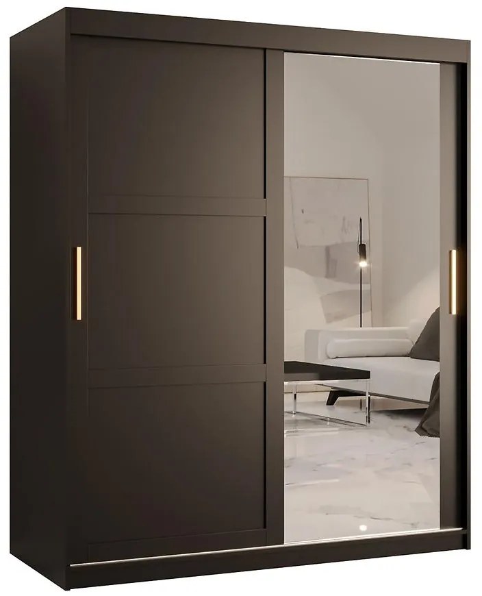 Skriňa Amiro 2 150 čierny/čierny