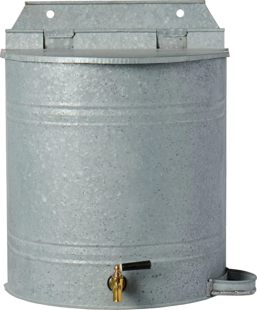 Ib Laursen Nástenná nádrž na vodu s kohútikom a mydelničkou Rustic 10,5 l