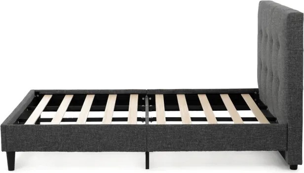 Manželská posteľ sivá 160x200 cm BED-M160 GREY2