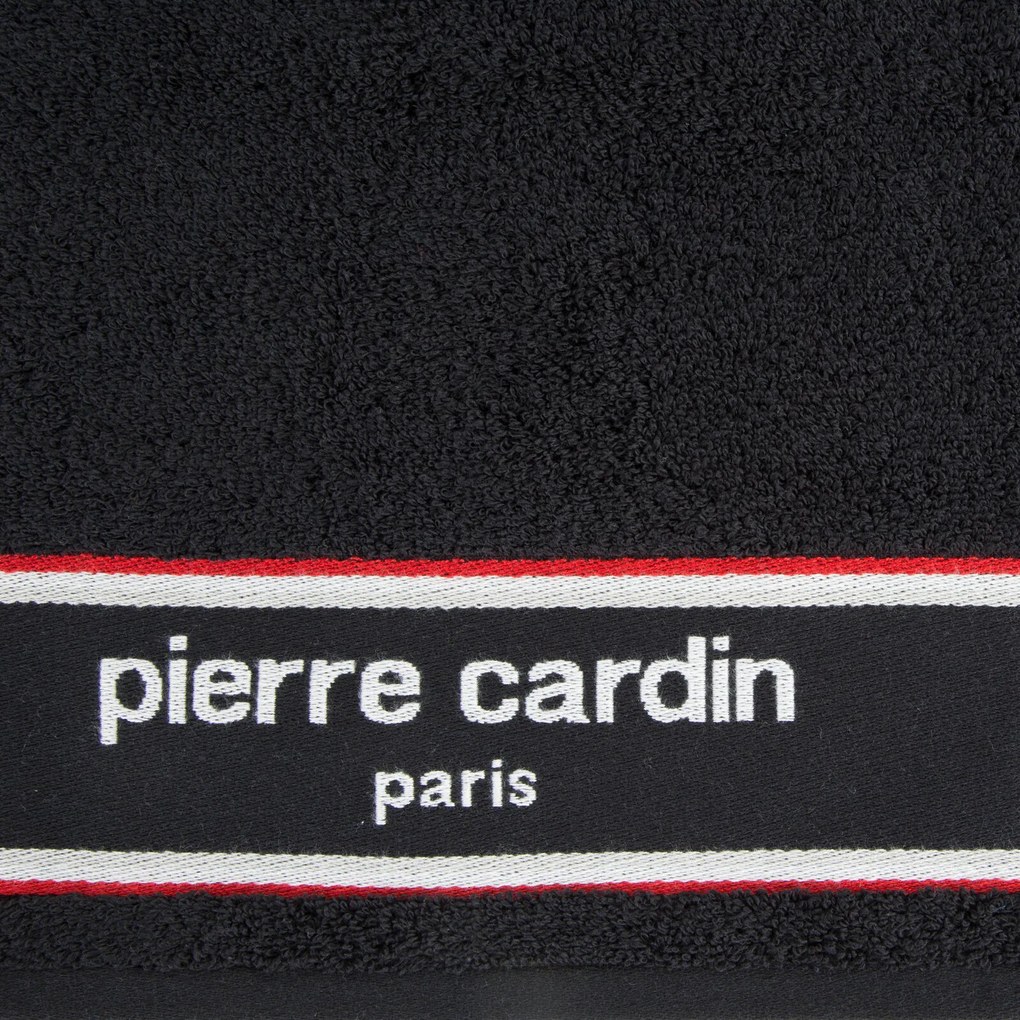 BAVLNENÝ UTERÁK PIERRE CARDIN KARL 50X90 CM ČIERNA