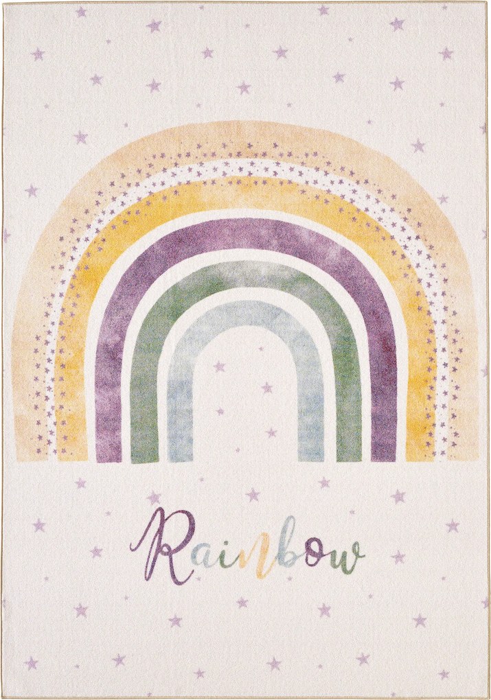 Detský kusový koberec Play 2018 Cream, 120x170, biela, detská izba, Ayyildiz