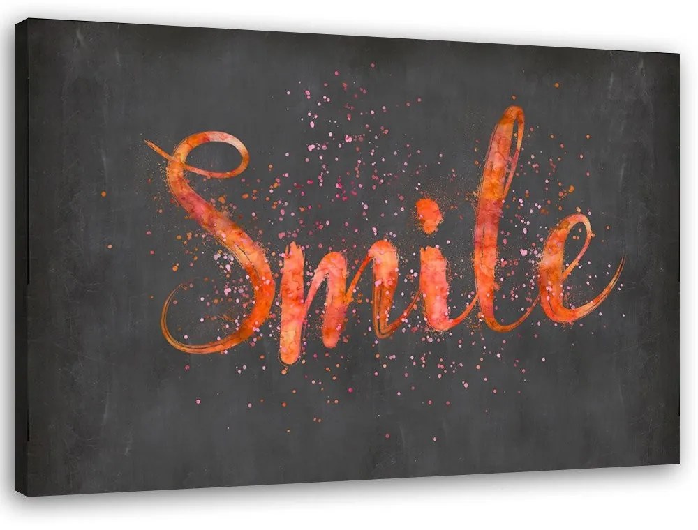 Gario Obraz na plátne Oranžový znak Smile - Andrea Haase Rozmery: 60 x 40 cm