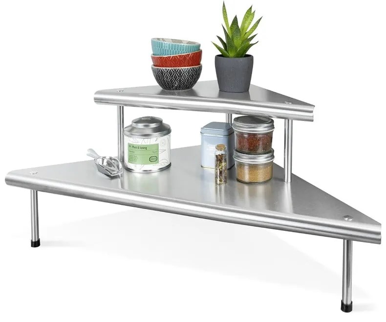 Prídavná polička z nehrdzavejúcej ocele Massivo - Maximex