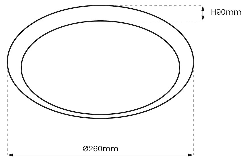 Stropné svietidlo Fury, 1x biele PVC tienidlo, w