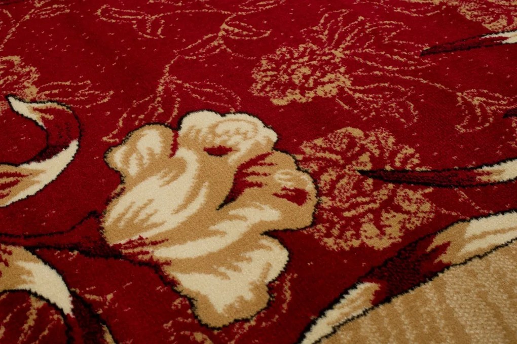 TA Koberec 4491A ČERVENÝ ATLAS PP Rozmer: 180x250 cm