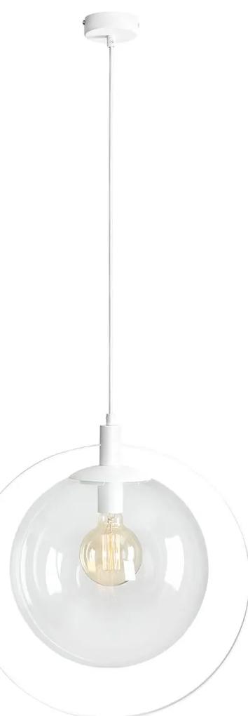 AURA | Elegantná závesná lampa Farba: Biela