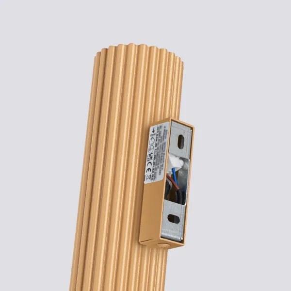 Sollux SL.1558 - Nástenné svietidlo KARBON 2xGU10/10W/230V zlatá