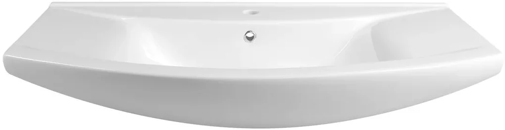 Aqualine Aqualine, ZERO 97 keramické umývadlo nábytkové 97x51cm, biela, 6095