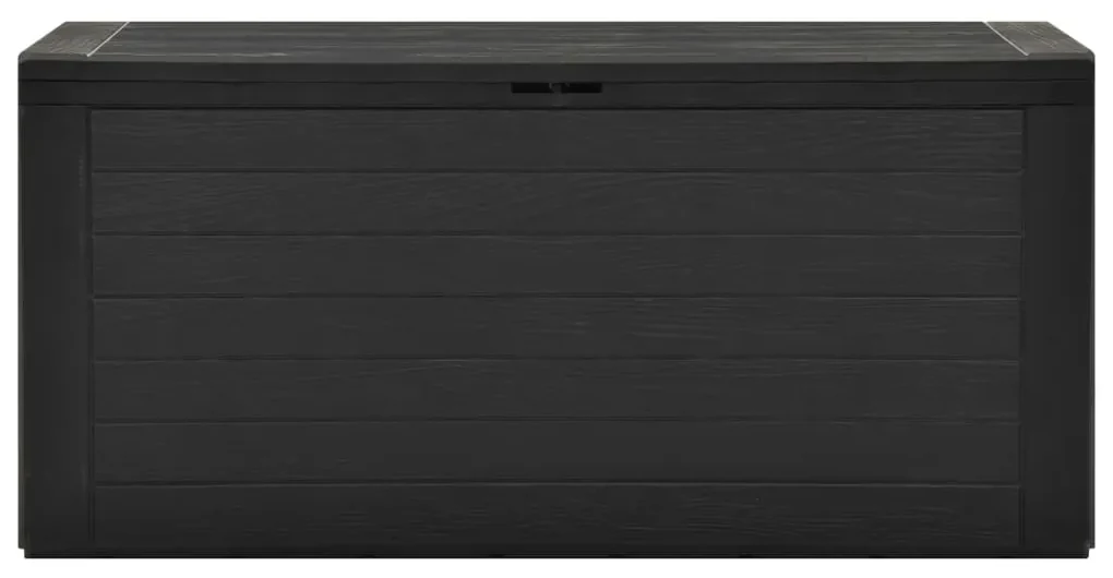 vidaXL Záhradný úložný box antracitový 116x44x55 cm