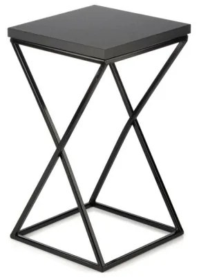 Stojan na kvety LOFT 40x24 cm čierna