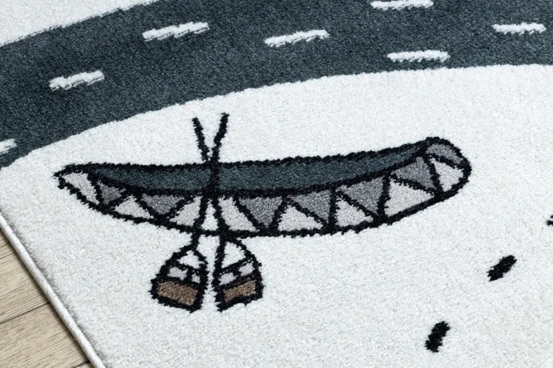 Hanse Home, Detský kusový koberec Fun Indian cream, 180x270, biela, detská izba