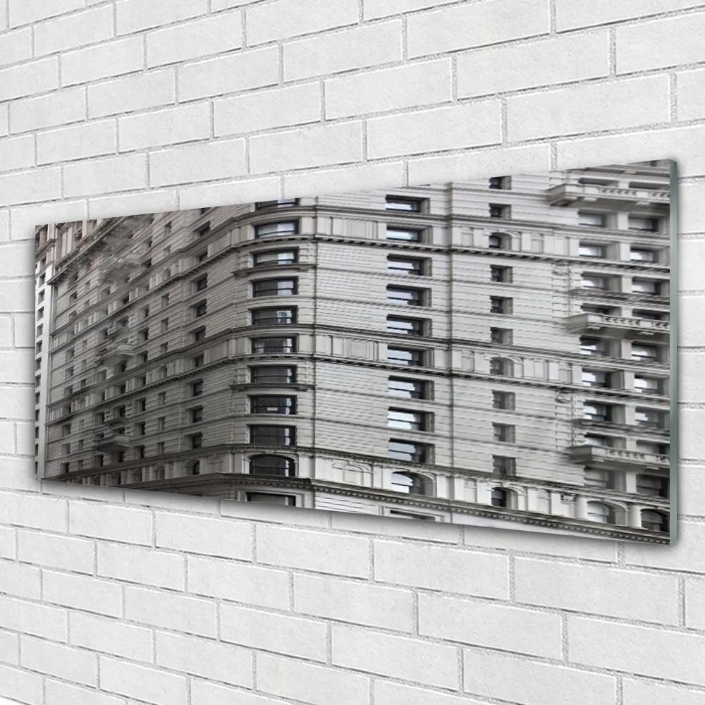 Obraz na akrylátovom skle Budovy domy 125x50 cm