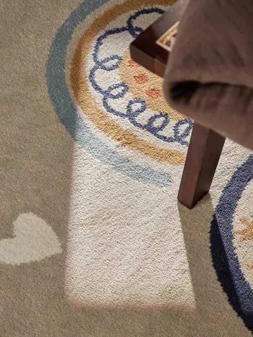 Koberec Hanse Home ADVENTURES BOWIE béžový / modrý