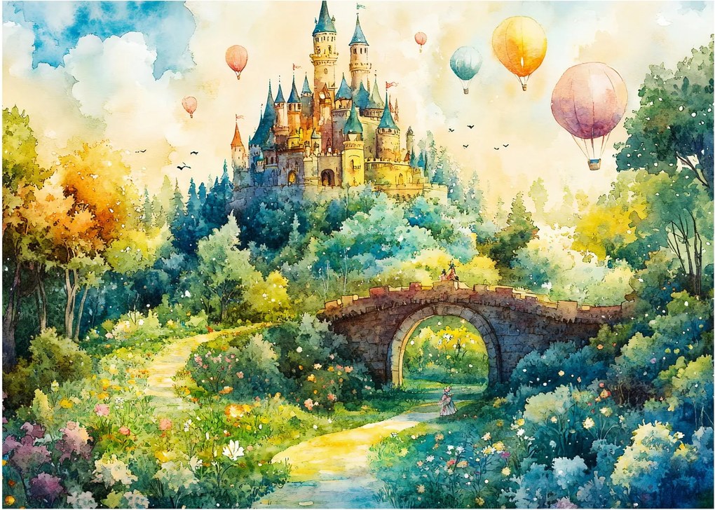 Obraz - Rozprávkový zámok (70x50 cm)
