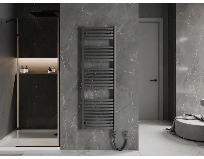 Mexen Helios, elektrické vykurovacie teleso 1500 x 500 mm, 900 W, antracitová, W103-1500-500-2900-66