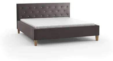 Čalúnená posteľ ŠIMON sivá rozmer 180x200 cm