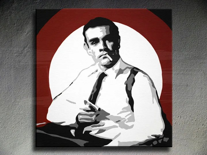 Ručne maľovaný POP Art obraz James Bond | rôzne rozmery