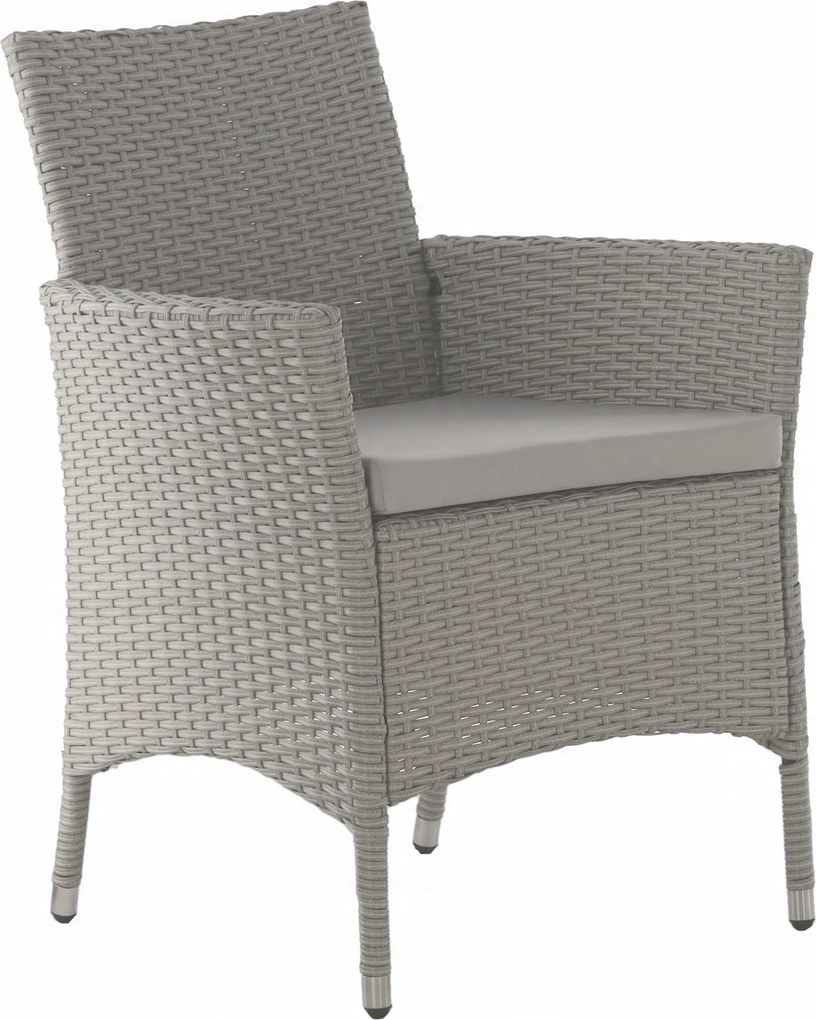 CH 9-dielna súprava ratanového nábytku - sivá