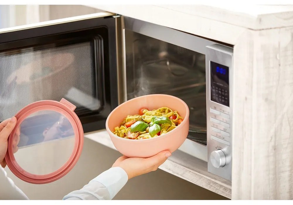 Sivá miska s viečkom Mepal Nordic, 750 ml