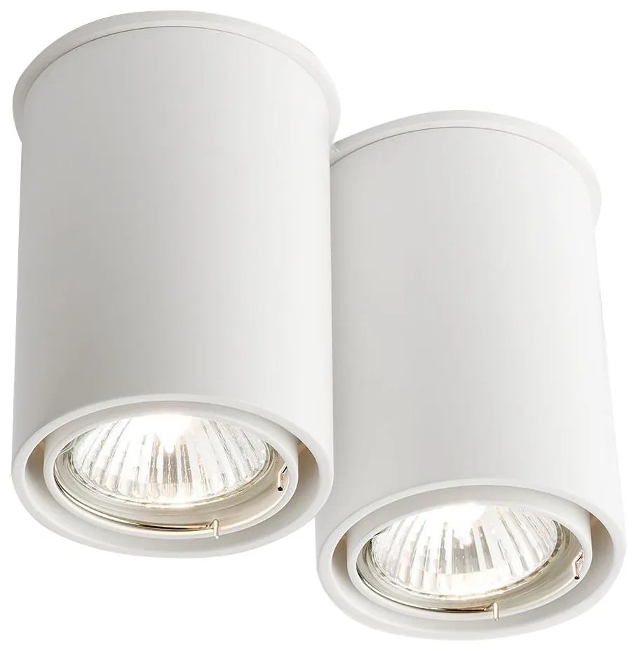 Shilo-Amplex Shilo 7023 - Bodové svietidlo OSAKA 2xGU10/15W/230V biela AML0011